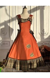 Cyans Qing Maple Leaf Knitted Top and JSK(Pre-Order/2 Colours/Full Payment Without Shipping)